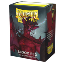 Dragon Shield Sleeves Matte Blood Red Simurag